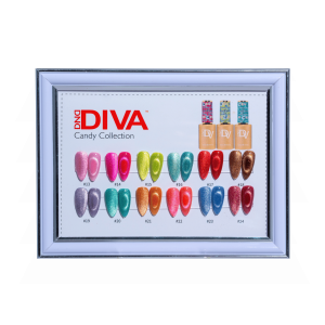 DIVA Framed Color Chart — 9D Cat Eye Candy