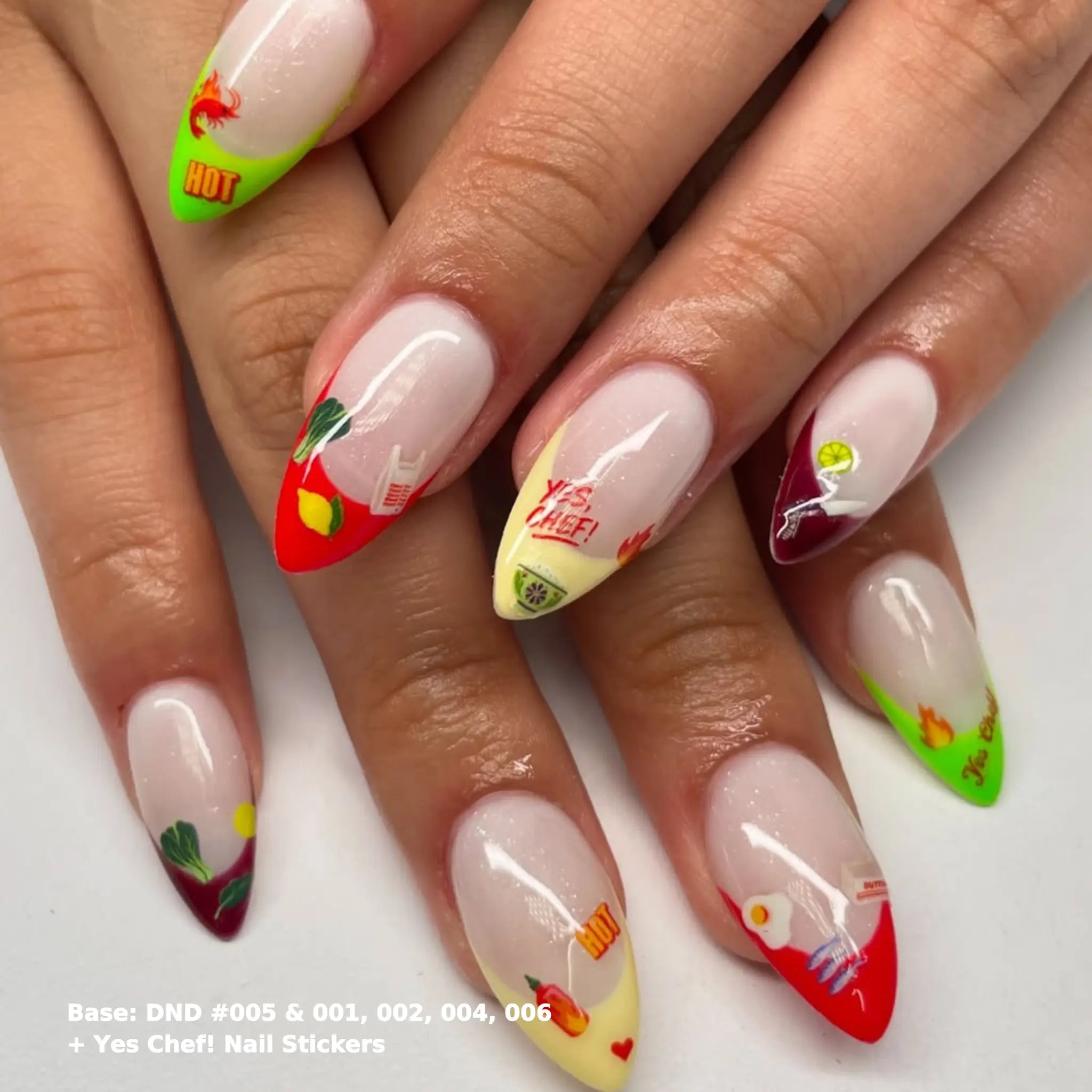 Yes Chef! Nail Art Stickers - Image 2