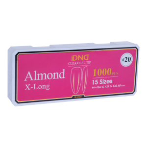 DND Soft Gel Tips - Almond X-Long #20