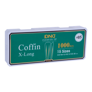 DND Soft Gel Tips - Coffin X-Long #05