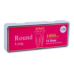 DND Soft Gel Tips - Round Long #24