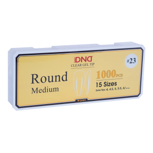 DND Soft Gel Tips - Round Medium #23