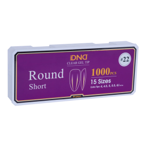 DND Soft Gel Tips - Round Short #22