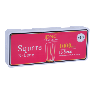 DND Soft Gel Tips - Square X-Long #10